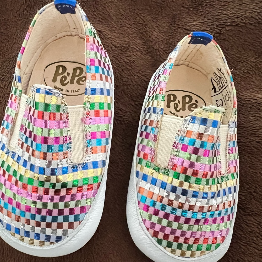 Pèpè loafers made in Italy kids size 12 months uk size 2 11.9 cm